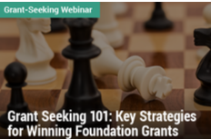 Grant-Seeking Webinar: Grant Seeking 101: Key Strategies for Winning Foundation Grants - Image of chess pieces