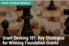 Grant-Seeking Webinar: Grant Seeking 101: Key Strategies for Winning Foundation Grants - Image of chess pieces