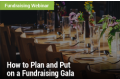 Fundraising Webinar: How to Plan and Put on a Fundraising Gala - Image of place settings for a fancy dinner