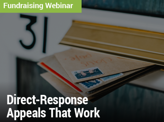Fundraising Webinar: Direct-Response Appeals That Work - image of letters in a mailbox