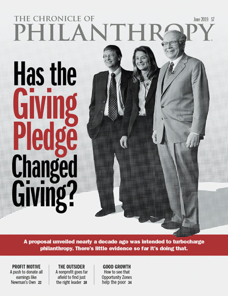Cover Image of The Chronicle of Philanthropy Issue, June 2019, Has the Giving Pledge Changed Giving?