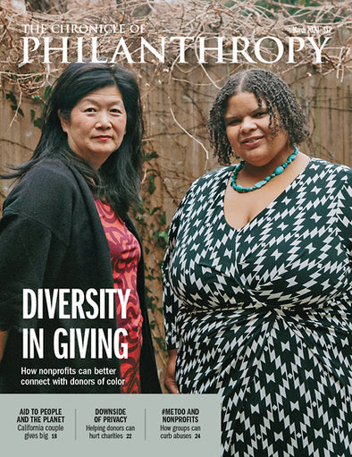 Cover Image of The Chronicle of Philanthropy Issue, March 2020, Diversity In Giving.