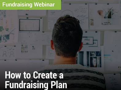 Fundraising Webinar: How to Create a Fundraising Plan - image of a guy looking at a ton of charts and papers pinned to a wall