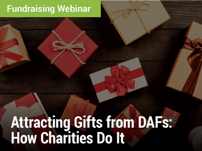 Fundraising Webinar: Attracting Gifts from DAFs: How Charities Do It - image of wrapped gifts
