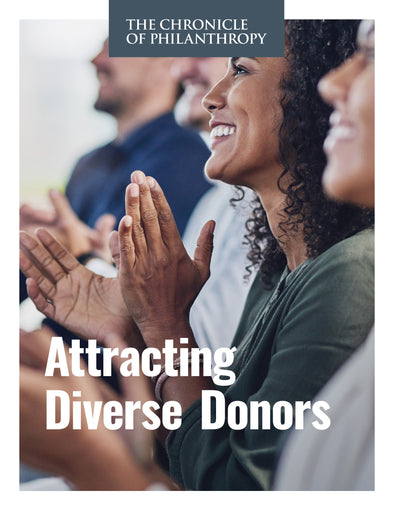 Chronicle of Philanthropy Collection: Attracting Diverse Donors - Images of people clapping