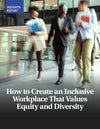 Chronicle of Philanthropy Collection: How to Create an Inclusive Workplace That Values Equity and Diversity - image of people walking by in an office building
