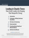 Chronicle of Philanthropy: Leading in Chaotic Times - Table of Contents