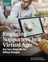 Chronicle of Philanthropy: Engaging Supporters in a Virtual Age - Image of people around a computer