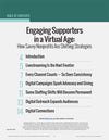 Chronicle of Philanthropy: Engaging Supporters in a Virtual Age - Table of Contents